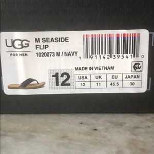 UGG Men’s Seaside Flip Sandal BNIB. Navy, Size 12